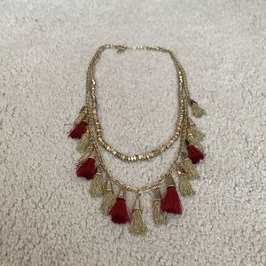 Bauble Bar tassel necklace